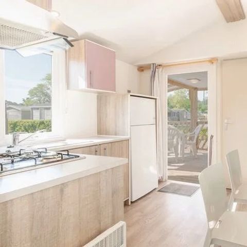 Mobilheim 6 personen - Mobilheim | Comfort | 3 Zi. | 6 Pers. | Erhöhte Terrasse