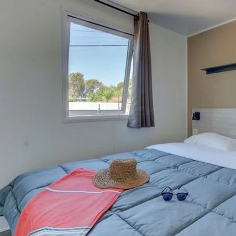 BUNGALOW 4 personnes - Mobil-home | Comfort XL | 2 Ch. | 4 Pers. | Terrasse surélevée | Clim.