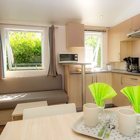 MOBILE HOME 6 people - Classic XL | 3 Bedrooms | 6 Pers | Raised terrace | Air conditioning | TV