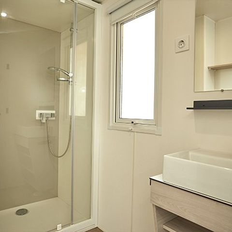 Mobile home 6 persons - | Comfort | 3 Bedrooms | 6 Pers | Raised terrace | Air conditioning | TV