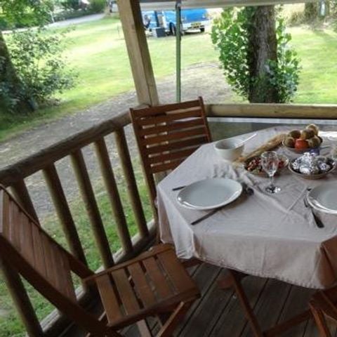 TENTE TOILE ET BOIS 5 personnes - Tente Safari KENYA 30m² - 2 chambres - sans sanitaires 5 pers