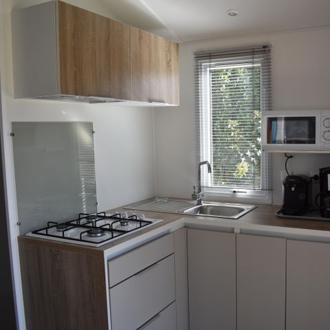 Stacaravan 4 personen - Panama 32m² - 23m² +9m² terras - 2 kamers