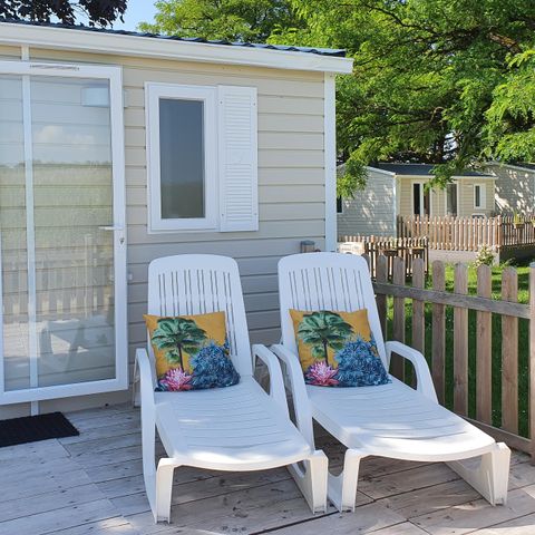 Mobilheim 4 Personen - Mobilheim Evolution 45m² (24m²+21m² Terrasse)- 2 Zimmer 4 pers.