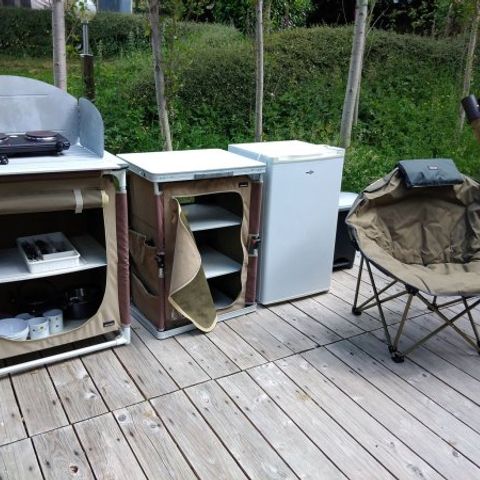 Zelt 2 Personen - Bivouac-Zelt - 1 Zimmer -Terrasse 24m2 1/2 Pers.