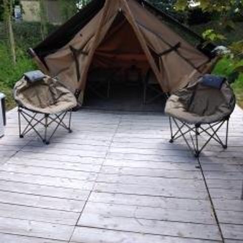 Zelt 2 Personen - Bivouac-Zelt - 1 Zimmer -Terrasse 24m2 1/2 Pers.