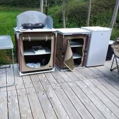 Zelt 2 Personen - Bivouac-Zelt - 1 Zimmer -Terrasse 24m2 1/2 Pers.