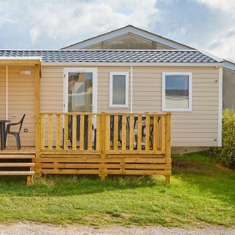 Stacaravan 6 personen - Mobile-home | Comfort | 3 Slaapkamers | 6 Pers. | Verhoogd terras | Airconditioning