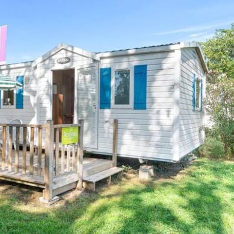 Mobilheim 4 personen - Comfort | 2 Schlafz. | 4 Pers. | Erhöhte Terrasse