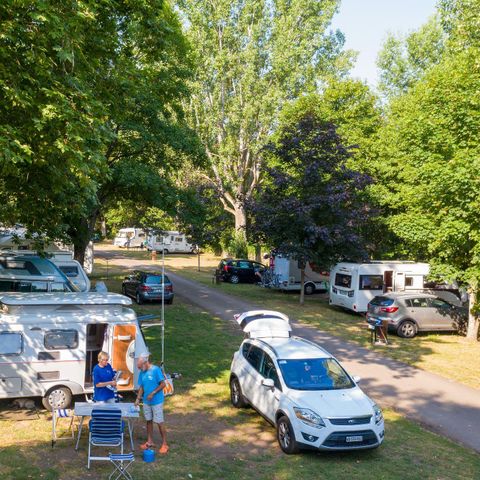 Stellplatz - Komfortpaket, mit Strom 1/2 Pers.