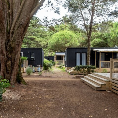 MOBILE HOME 6 people - Premium 34m² (3 bedrooms - sleeps 6) + covered terrace + TV + linen and towels included