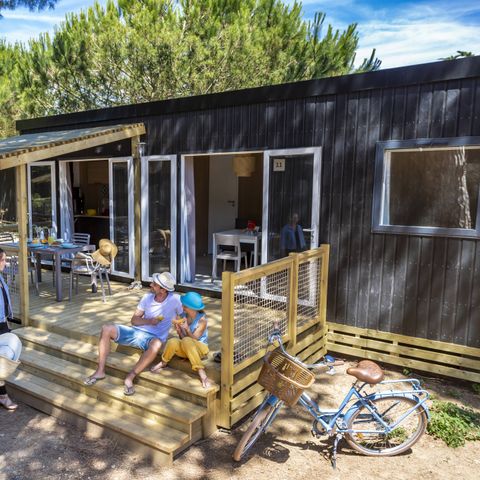 MOBILE HOME 4 people - Mobil-Home Premium 30m² (2 bedrooms - 4 pers.) + terrace + TV + sheets and towels + CLIM - 7nights