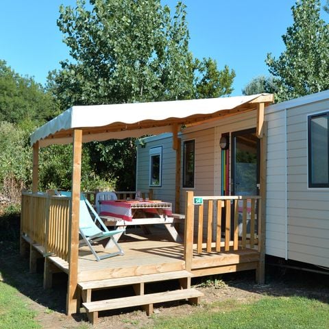 Stacaravan 6 personen - Stacaravan Relax TV - 2 slaapkamers - 4/6 personen