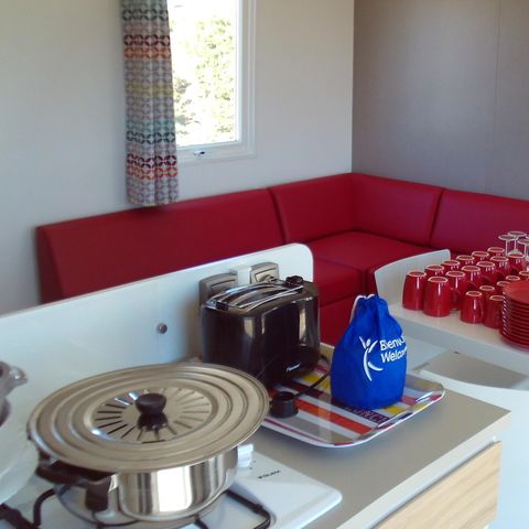 MOBILHOME 6 personnes - O HARA 40 m² 3 chambres 2 wc / 2 salle de bains