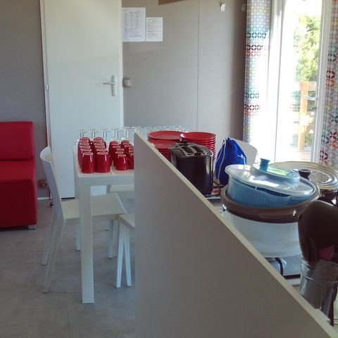 Mobilhome 6 personas - O HARA 40 m² 3 dormitorios 2 aseos / 2 baños