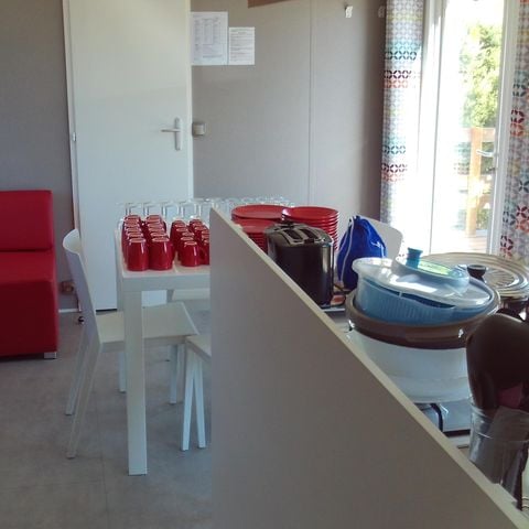 MOBILHOME 6 personnes - O HARA 40 m² 3 chambres 2 wc / 2 salle de bains