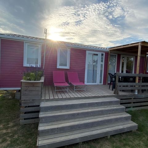 MOBILHOME 6 personnes - O HARA 40 m² 3 chambres 2 wc / 2 salle de bains