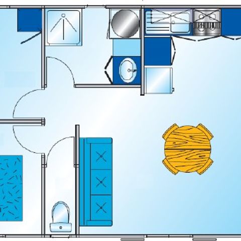 CHALET 5 personas - ABEJA