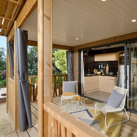 Chalet 4 persons - Family Luxe Premium (Jacuzzi Clim TV)