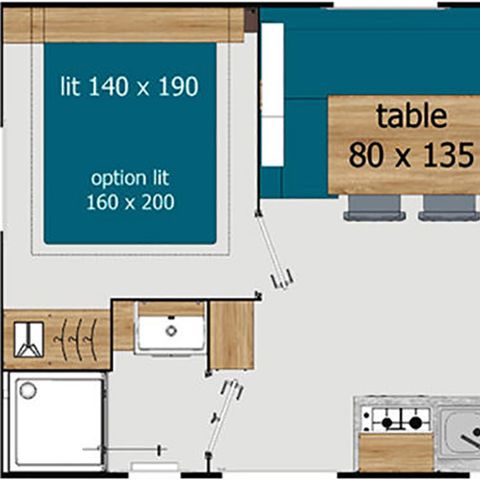 Mobilhome 6 personas - Ciela Confort - 3 habitaciones
