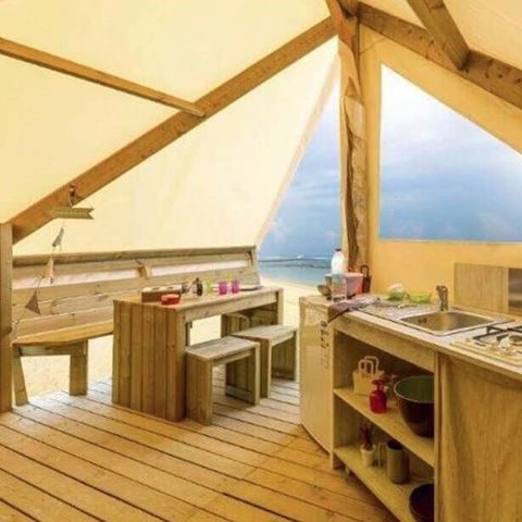 tent 4 personen - Junior - Geen sanitaire voorzieningen - Geen huisdieren toegestaan