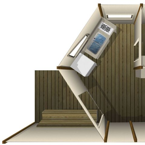 TIENDA DE CAMPAÑA 4 personas - Junior - Sin instalaciones sanitarias - No se admiten animales de compañía