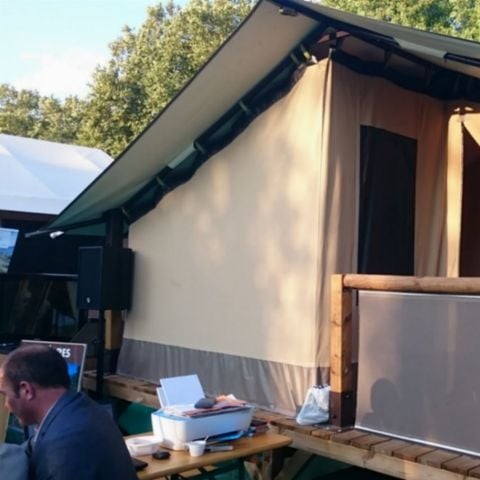 Safaritent 2 personen - Wandelaars - Geen sanitaire voorzieningen - Huisdieren niet toegestaan