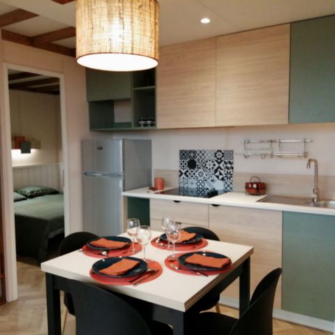 Chalet 6 personen - Prémium Sésame met Clim - Dieren verboden