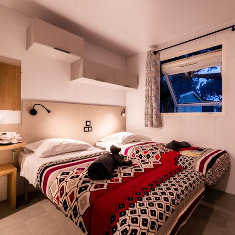 Mobilheim 5 Personen - Mobil Home Premium 2 Zi 4/5pl Halbüberdachte Terrasse 2SDB Clim TV LV