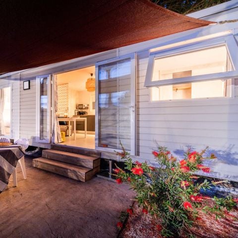 Stacaravan 4 personen - Secret Garden Premium met - 2 slaapkamers