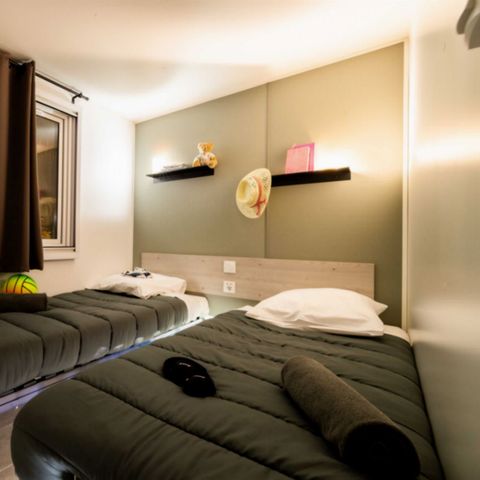Mobilheim 6 personen - Secret Garden Premium mit - 3 Schlafzimmern