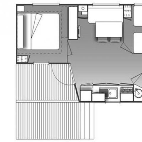 Mobile home 4 persons - O'hara 734