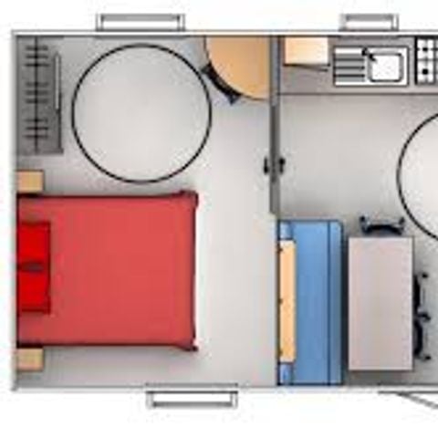 Mobilheim 4 Personen - KLEINES MATELOT