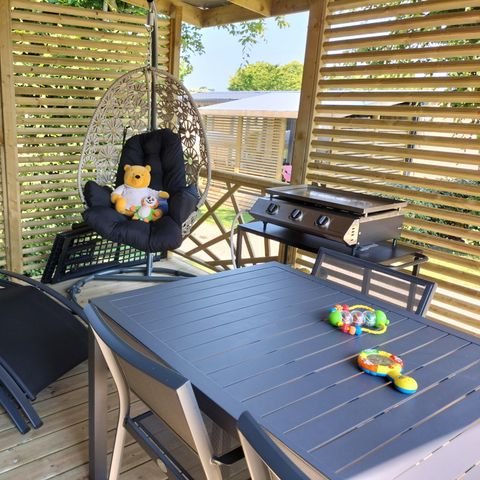 Mobilheim 4 personen - L'Oiseau Blanc Sunêlia Luxe 2 Schlafzimmer - 2 Bäder
