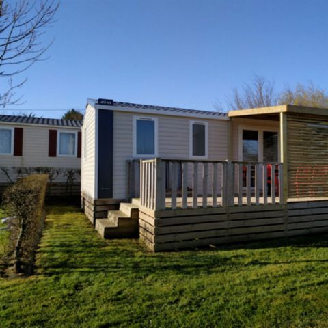 Stacaravan 6 personen - Perrey Sunêlia Prestige met 3 slaapkamers