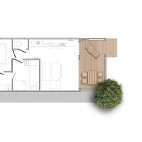 MOBILHOME 4 personas - Mobil-home Living Sunêlia Luxe 2 dormitorios