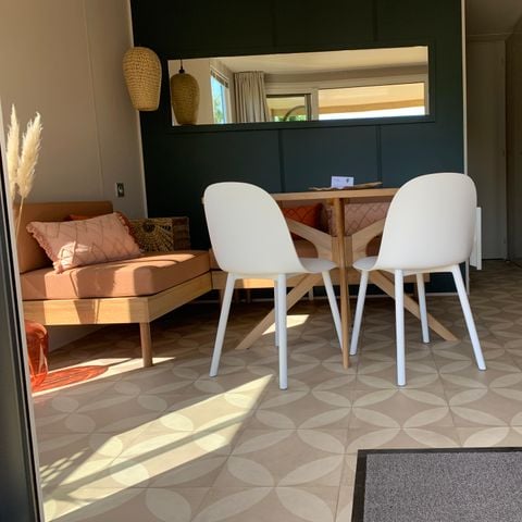 Stacaravan 4 personen - Stacaravan Sunêlia Luxe 2 slaapkamers