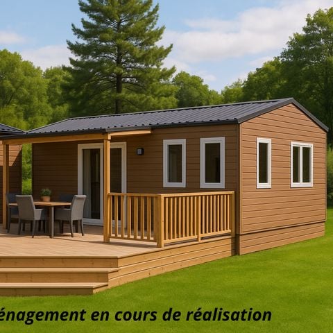 Stacaravan 8 personen - Sunêlia Prestige "Les Valleuses" 8 pers. 4 slaapkamers. 3 badkamers.
