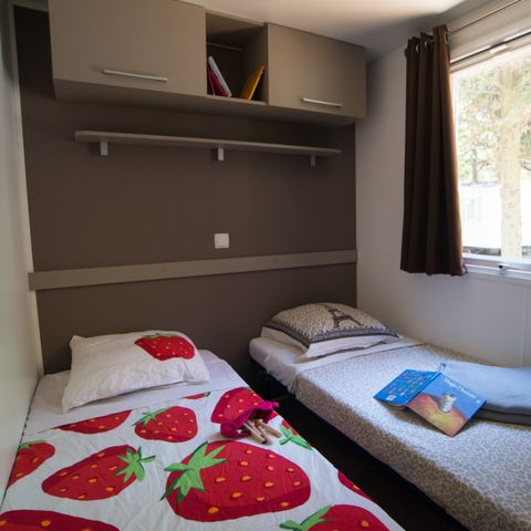 Mobilheim 6 personen - 2 Zimmer 4 Erwachsene und 2 Kinder