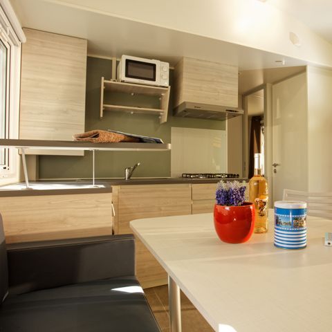 Mobilheim 6 Personen - Mobilheim Select TV LV Clim Wifi - 3 Zimmer - 6 Personen