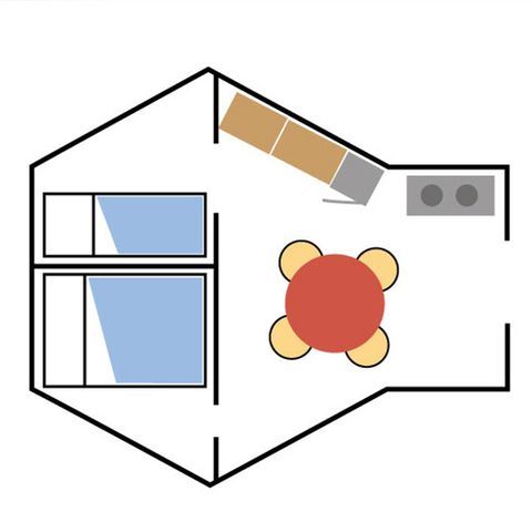 UNIEKE ACCOMMODATIE 4 personen - (Geen sanitaire voorzieningen, geen water)