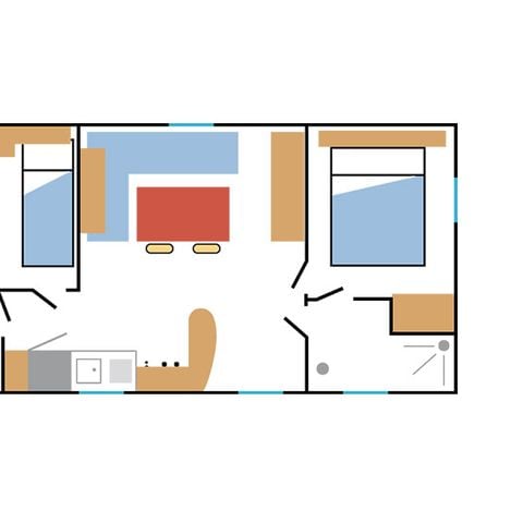 Mobilhome 4 personnes - RESIDENCE