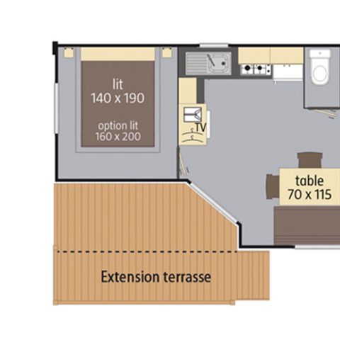Mobilheim 5 personen - LOGGIA/MERCURE