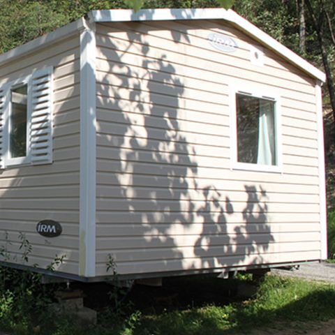 Stacaravan 6 personen - Standaard 32m² - 3 kamers - Half overdekt terras