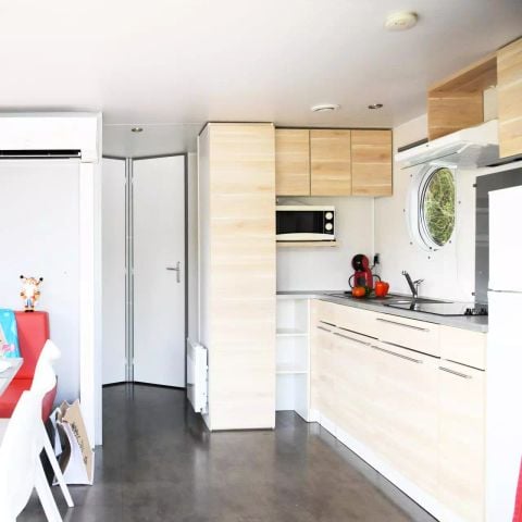 Stacaravan 4 personen - Stacaravan Safari Classic 3 Kamers 4 Personen Airconditioning + TV