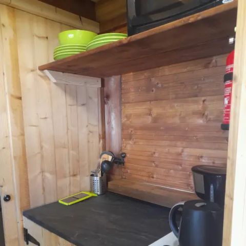 TENTE TOILE ET BOIS 4 personnes - Caba'tente 2 chambres