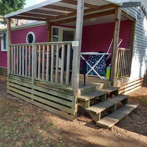 Stacaravan 5 personen - PREMIUM 2 slaapkamers met airconditioning