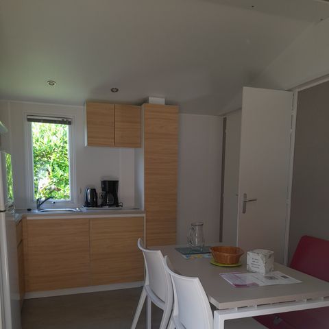 Mobilheim 5 Personen - PREMIUM klimatisiert 2 Schlafzimmer