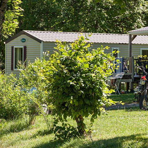 Stacaravan 2/5 personen - 2 kamers - Per week - Aankomst vanaf 16u
