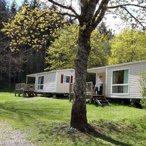 Mobile home 5 persons - Mobile home 2 bedrooms per night - arrival from 4pm 2/5 pers