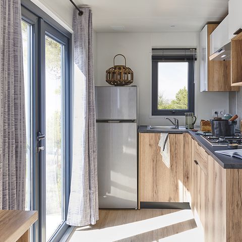 MOBILE HOME 4 people - ESQUIROU (arriving on Sunday)